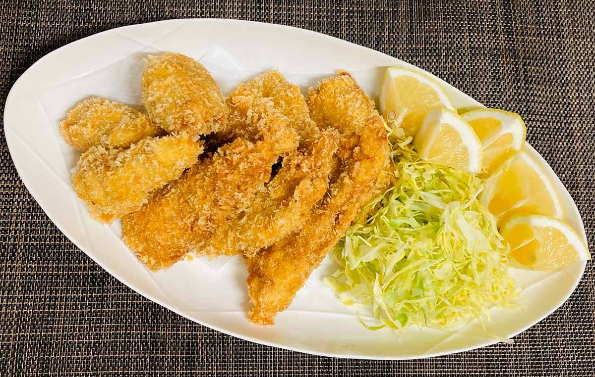 栗原はるみさん「鶏むね肉のソースフライ」