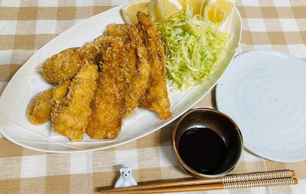 栗原はるみさん「鶏むね肉のソースフライ」