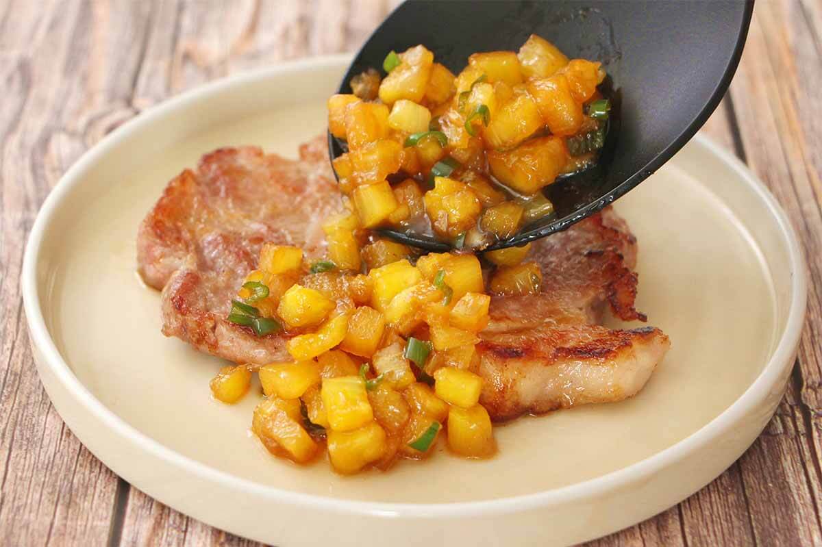 和田明日香さん「ごきげんポークソテー」