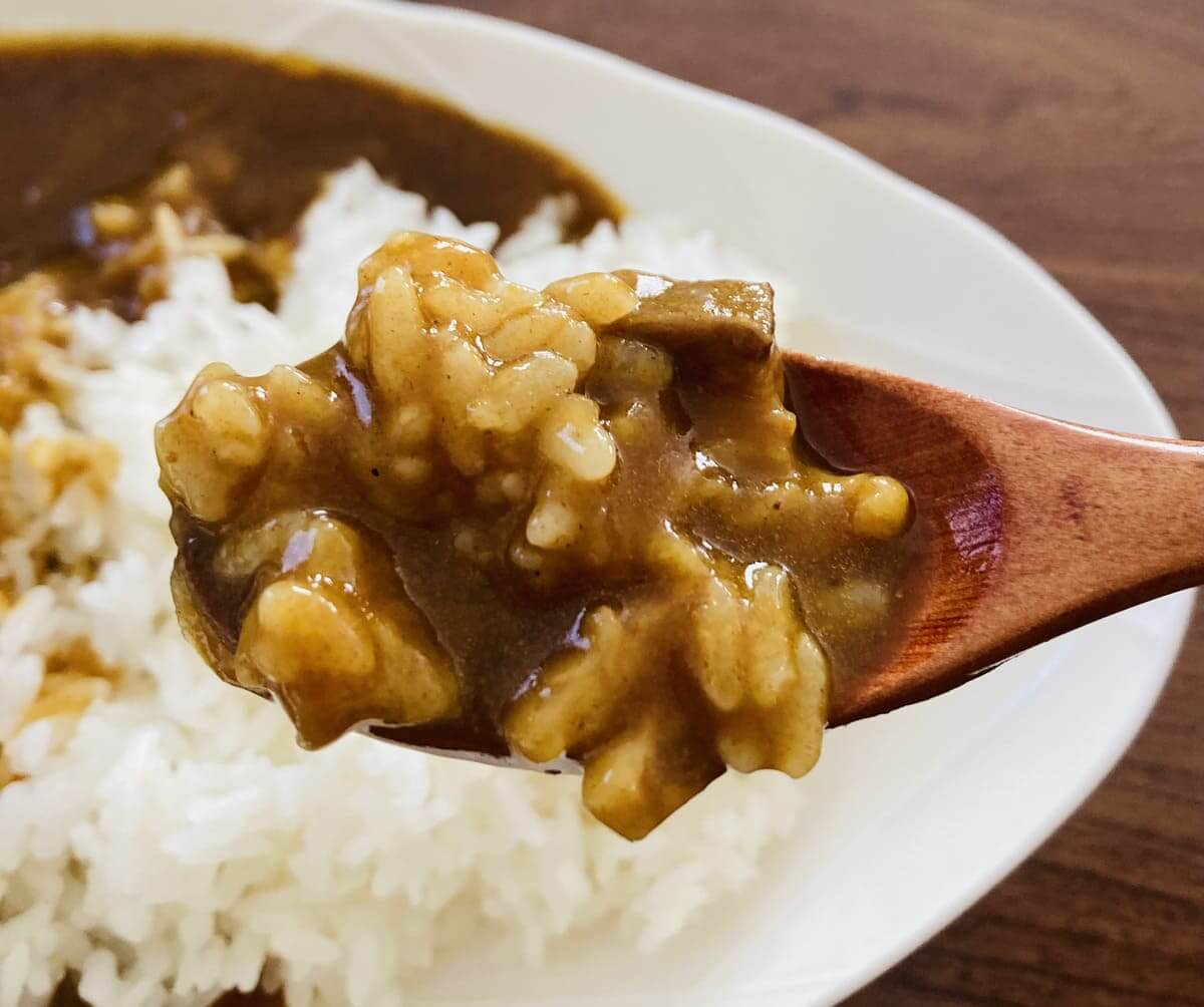無印良品「和出汁と牛肉の大盛りカレー」