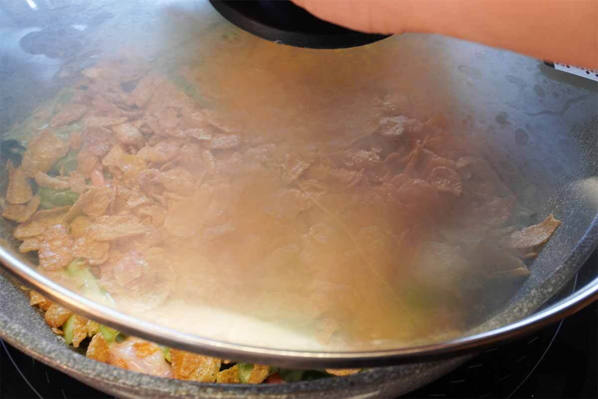 平野レミさん「残りやさいのさくさくチヂミ」