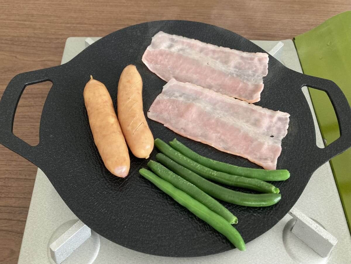 ダイソー「キャンプマルチグリドル」