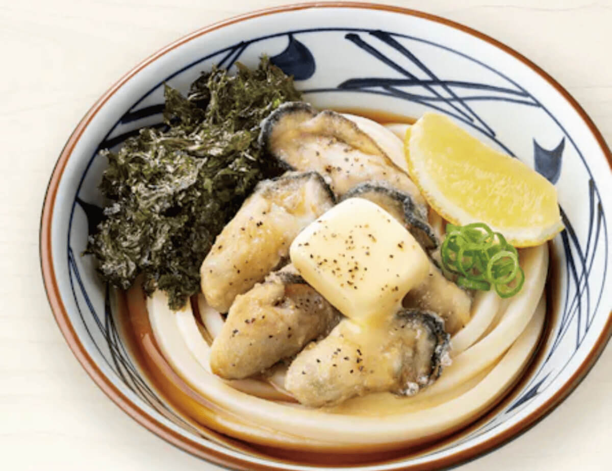 丸亀製麺こく旨 牡蠣バターぶっかけうどん