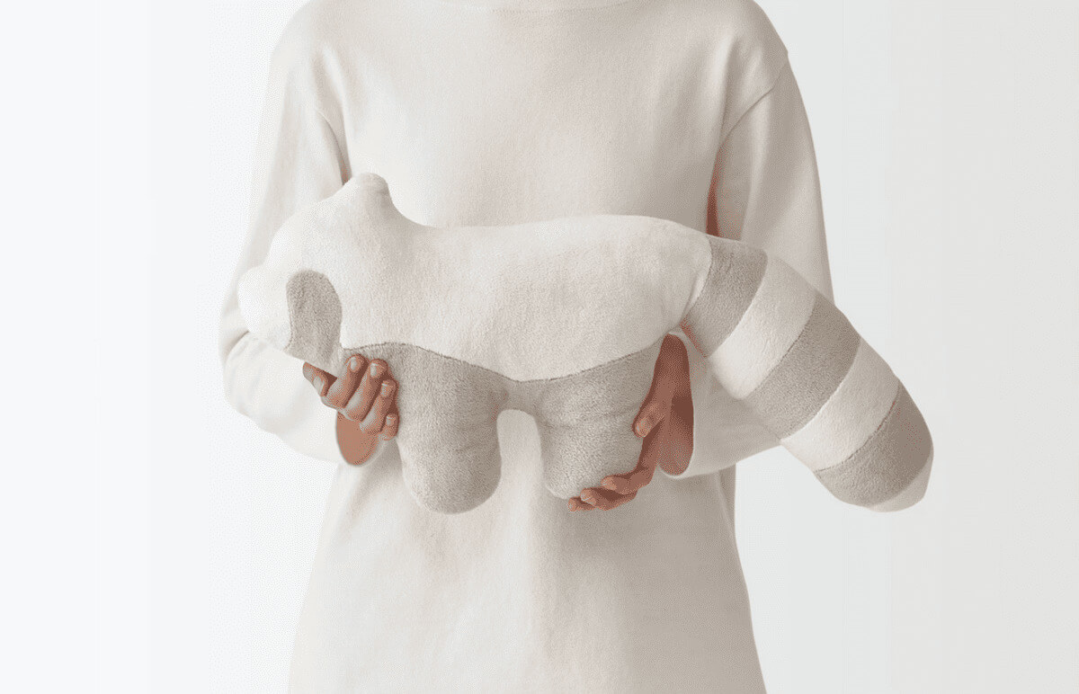 動物クッション（レッサーパンダ）