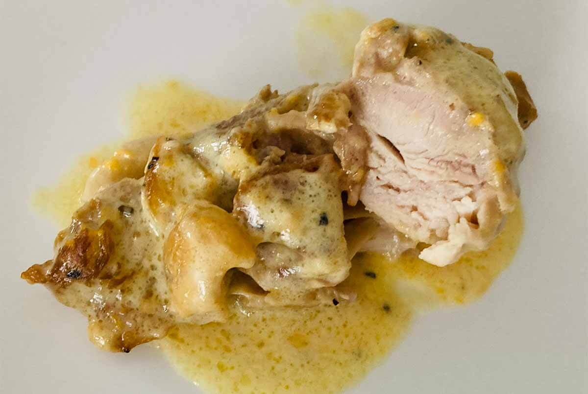 タサン志麻さん「鶏のマスタード煮込み」