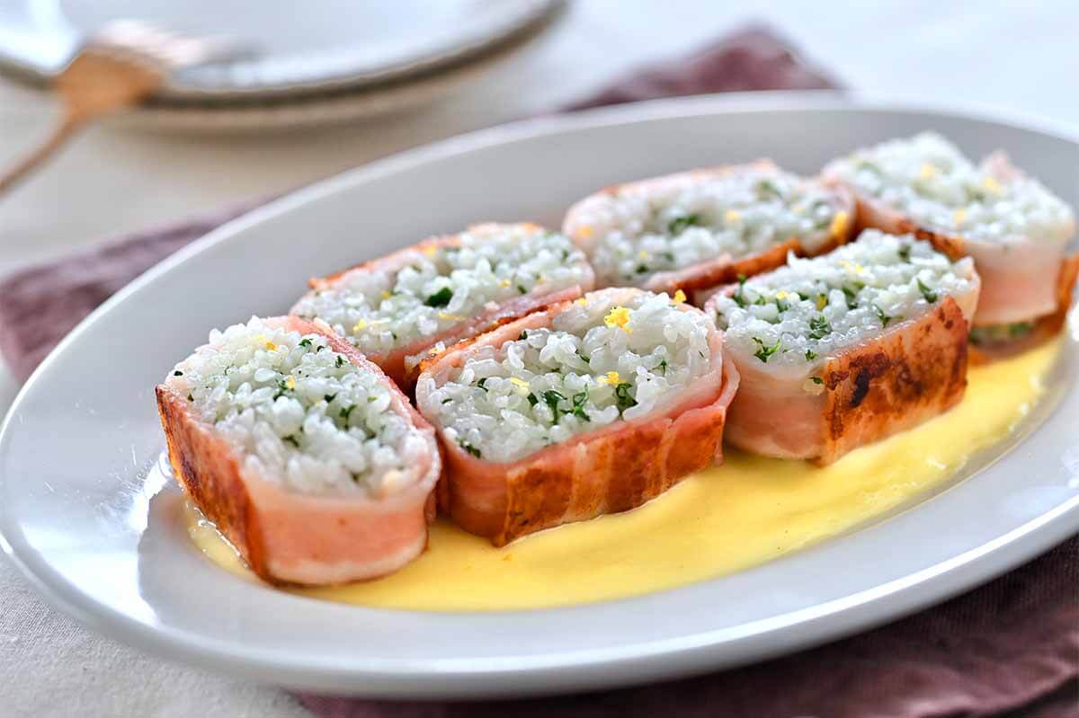 タサン志麻さん「ベーコン巻きのオレンジソース」