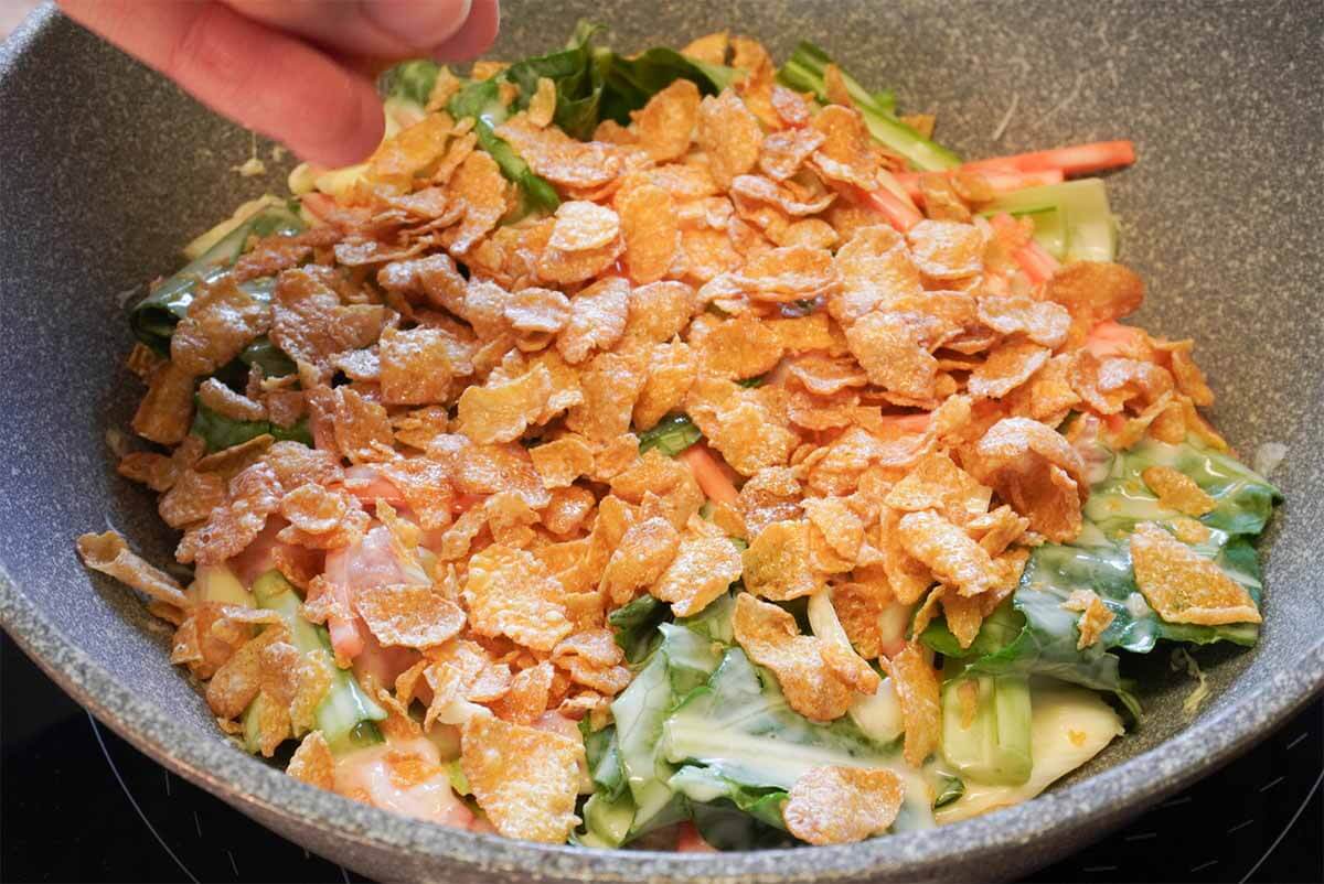 平野レミさん「残りやさいのさくさくチヂミ」