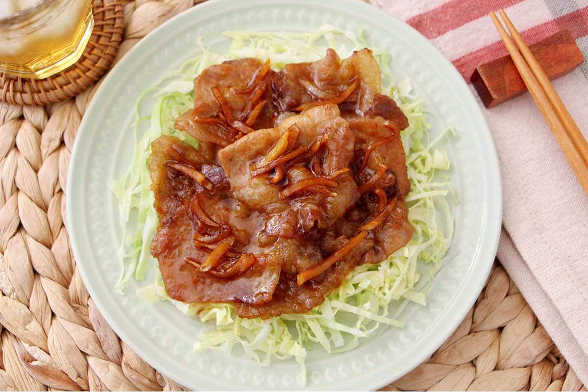 タサン志麻さん「はちみつバルサミコしょうが焼き」