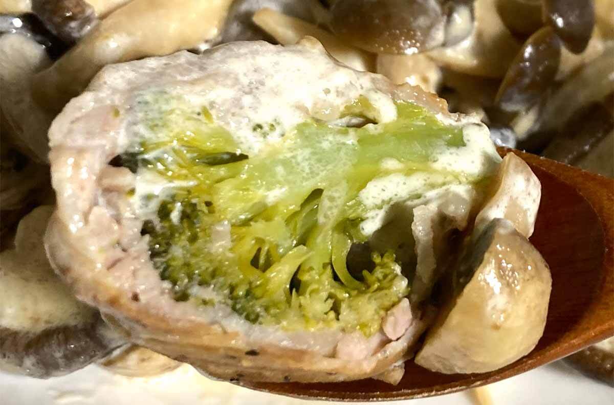 タサン志麻さん「ブロッコリーの肉巻き キノコソース」