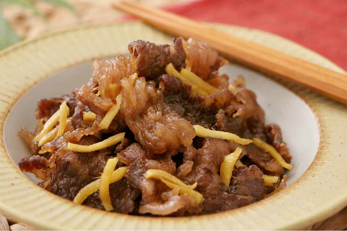 笠原将弘さん「牛肉のしぐれ煮」