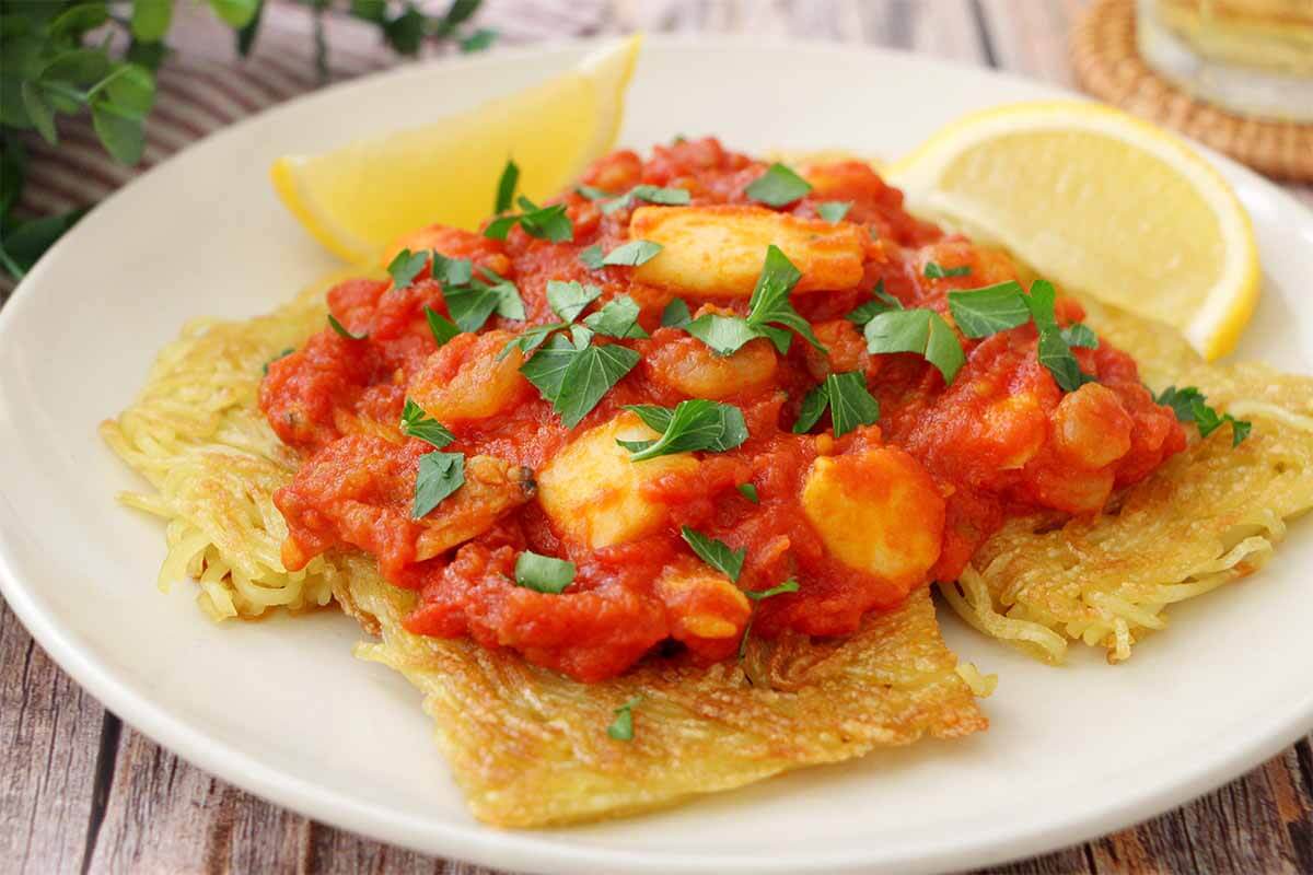 タサン志麻さん「海鮮トマト焼きそば」