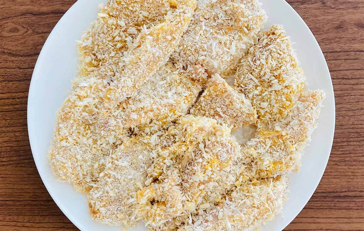 栗原はるみさん「鶏むね肉のソースフライ」