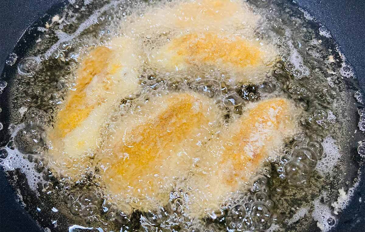 栗原はるみさん「鶏むね肉のソースフライ」