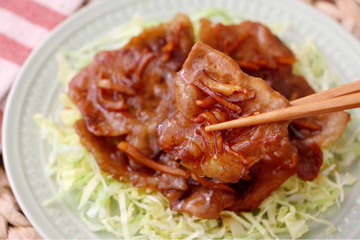 タサン志麻さん「はちみつバルサミコしょうが焼き」