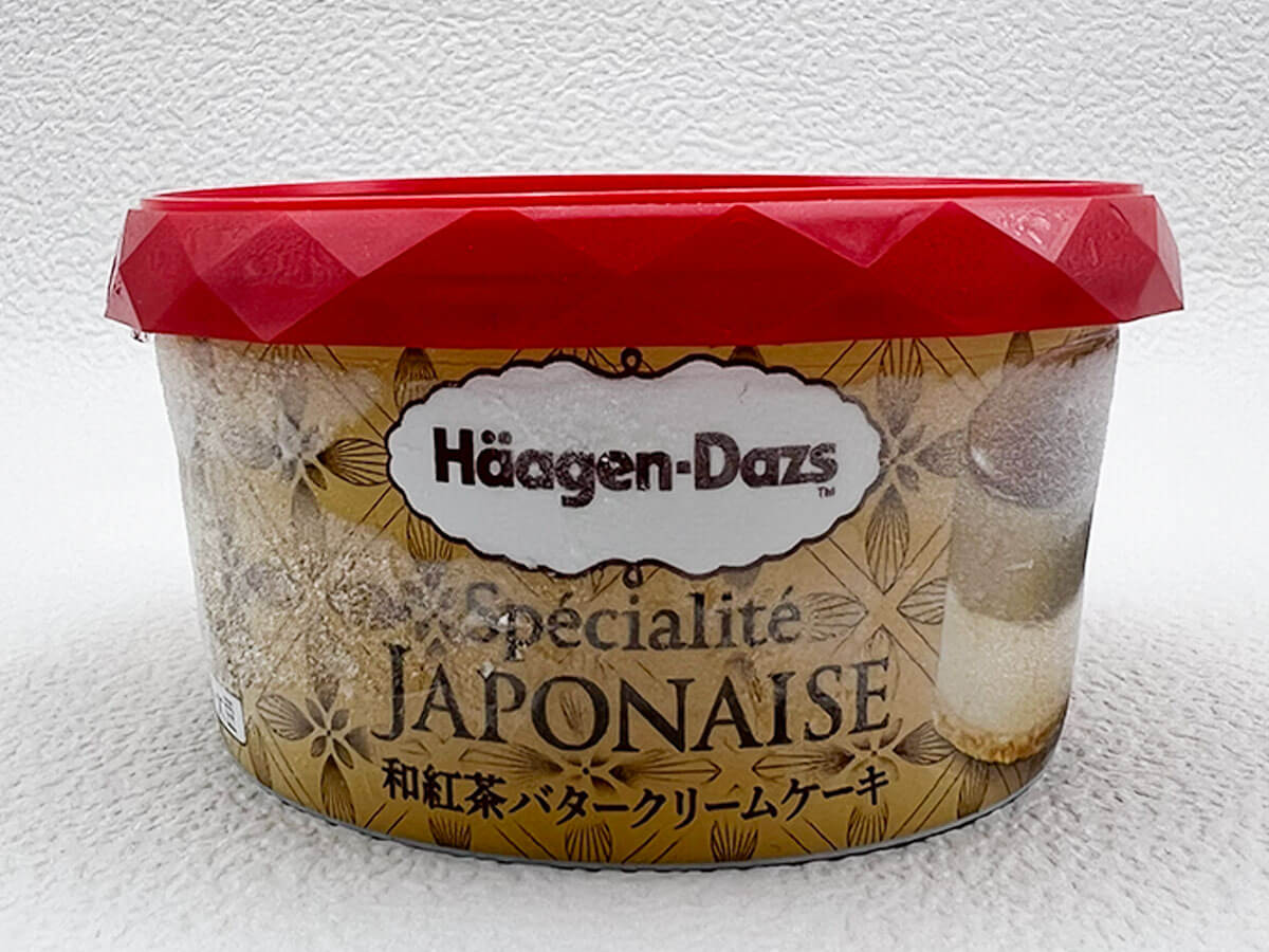 セブンイレブン限定「ハーゲンダッツスペシャリテジャポネ和紅茶バタークリームケーキ」