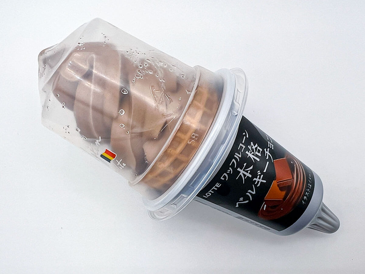ロッテ ワッフルコーン本格ベルギーチョコ