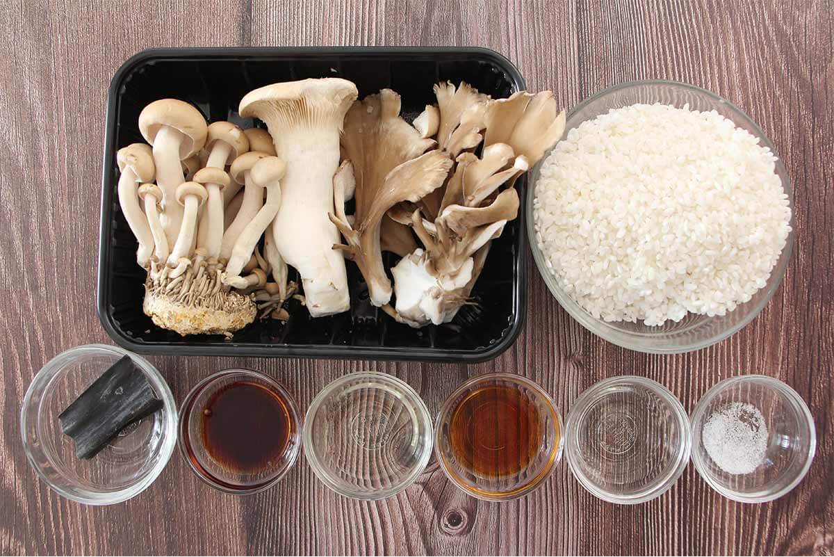 栗原はるみさん「きのこの炊き込みご飯」