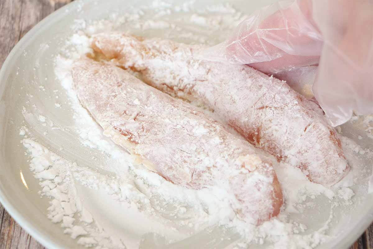 栗原はるみさん「ささ身の竜田揚げ」