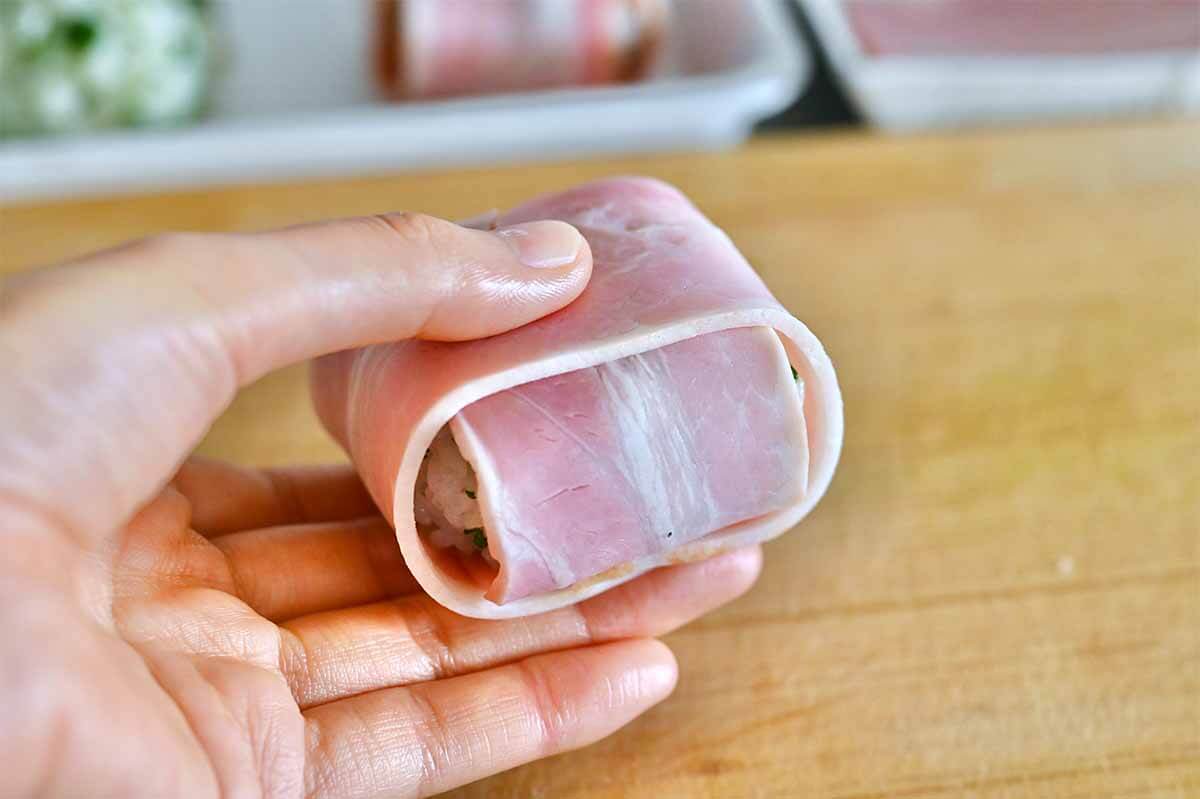 タサン志麻さん「ベーコン巻きのオレンジソース」