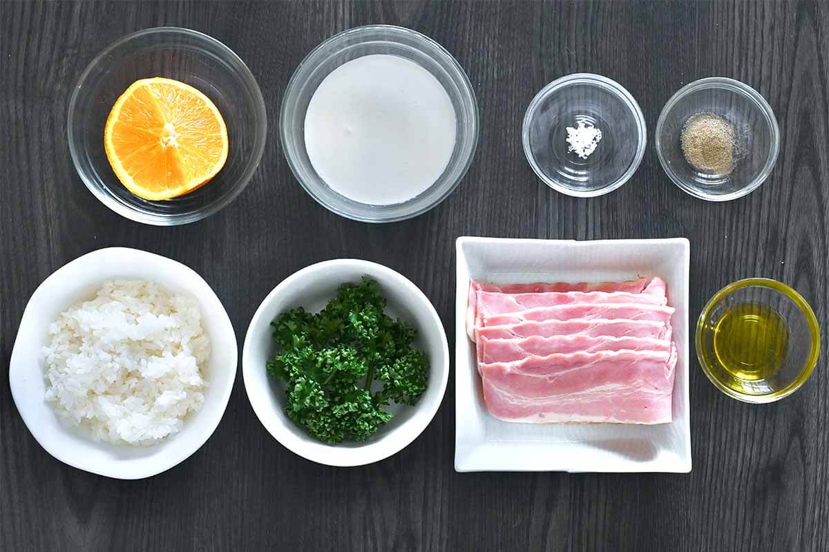 タサン志麻さん「ベーコン巻きのオレンジソース」