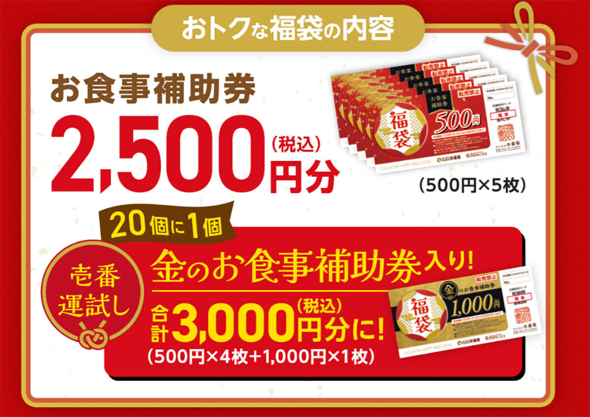 CoCo壱の福袋がお得すぎる！