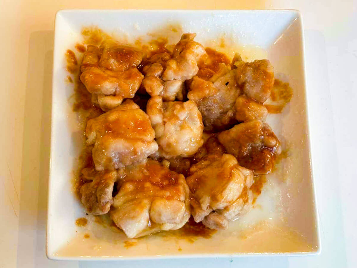 電子レンジで簡単！揚げないヤムニョムチキン風
