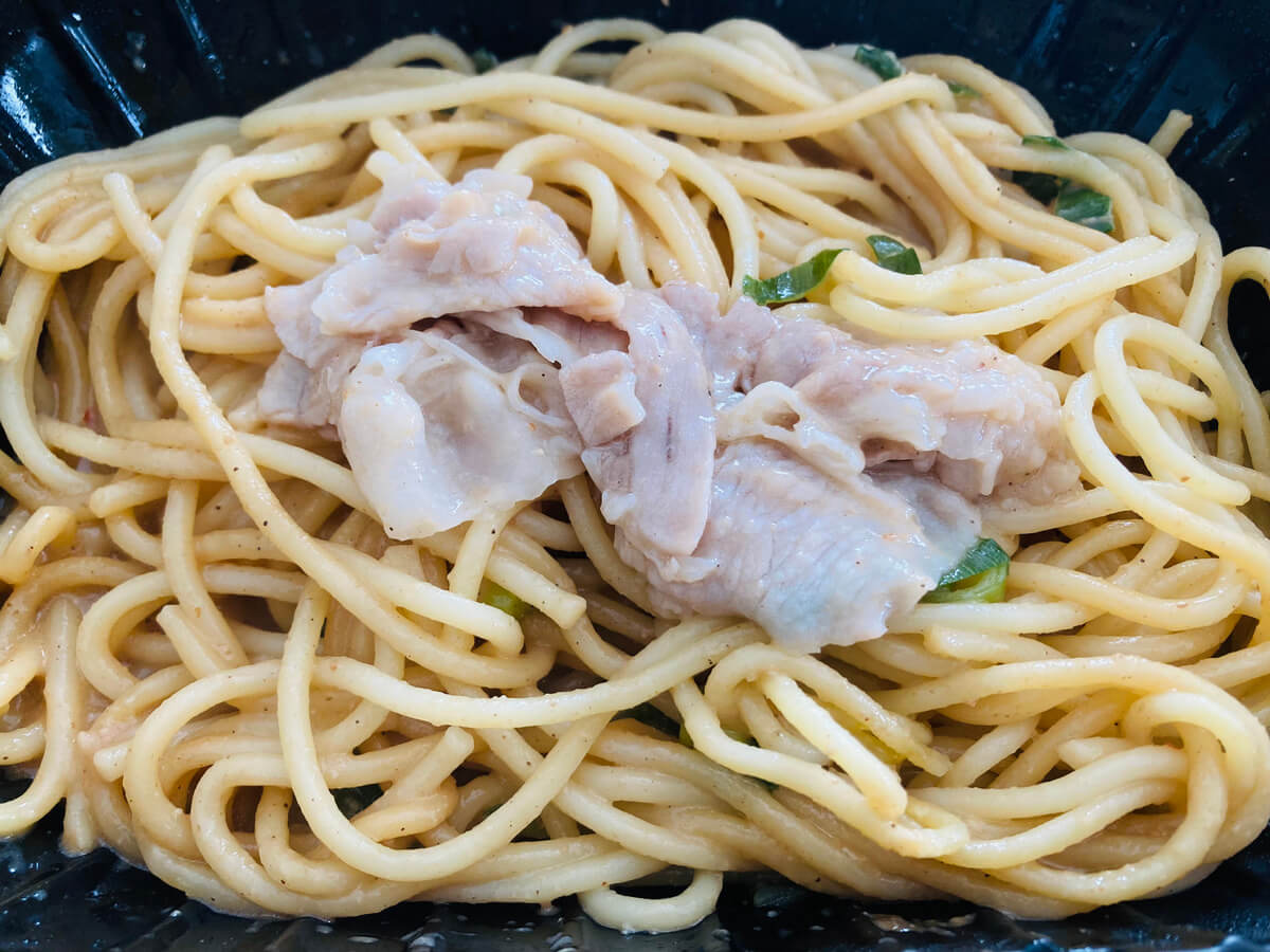 セブンイレブン「豚しゃぶパスタ」