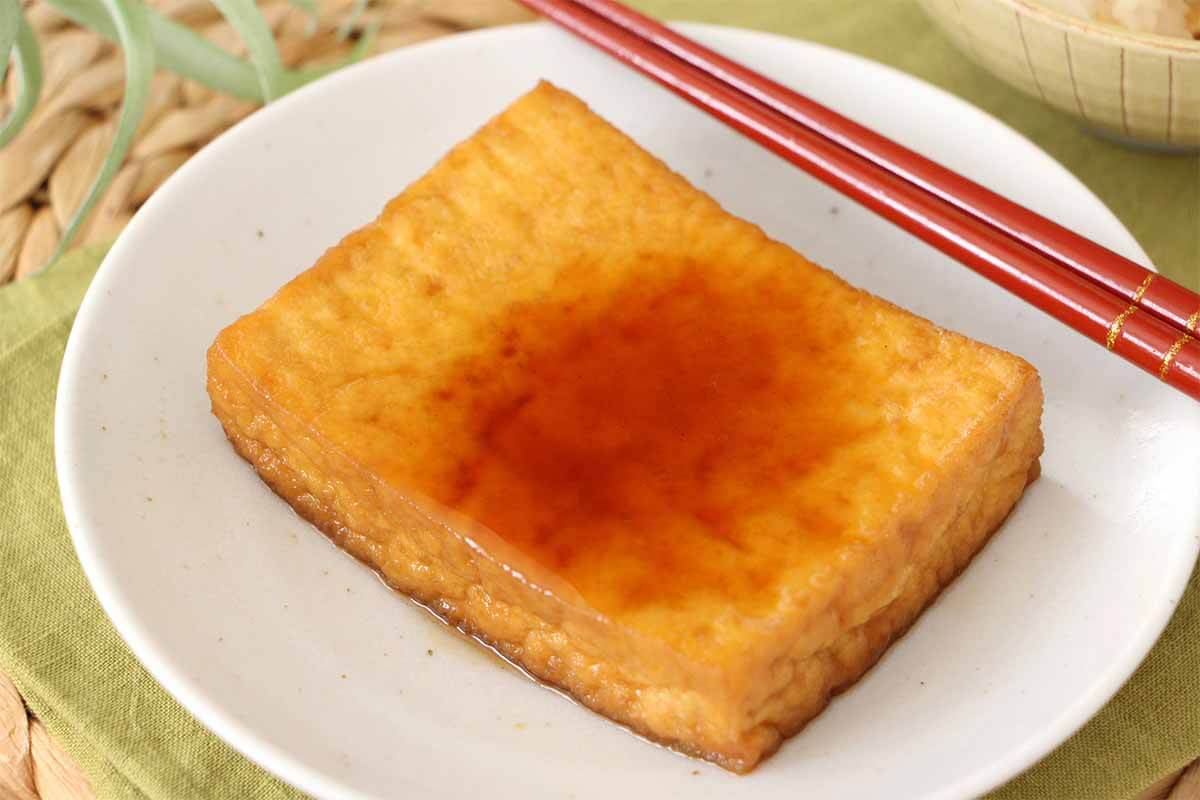 栗原はるみさん「厚揚げの甘辛煮」