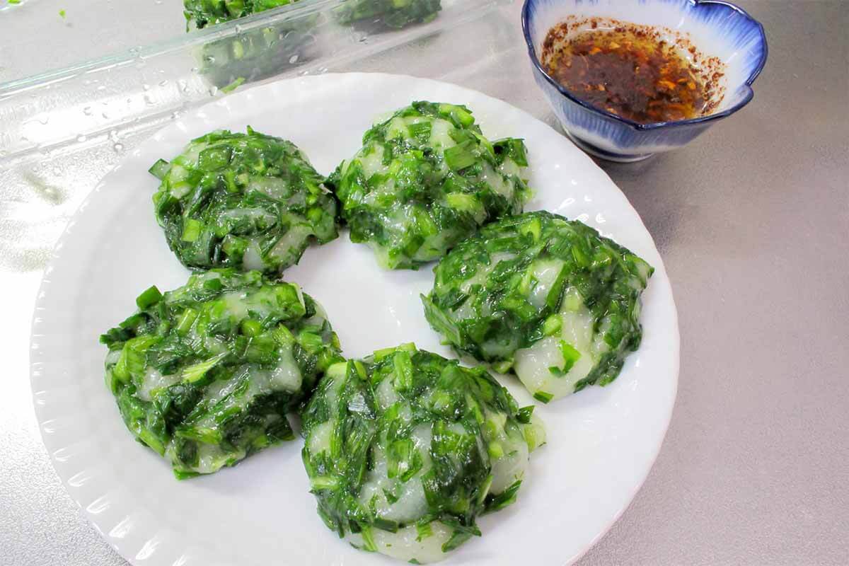 平野レミさん「にらもち」