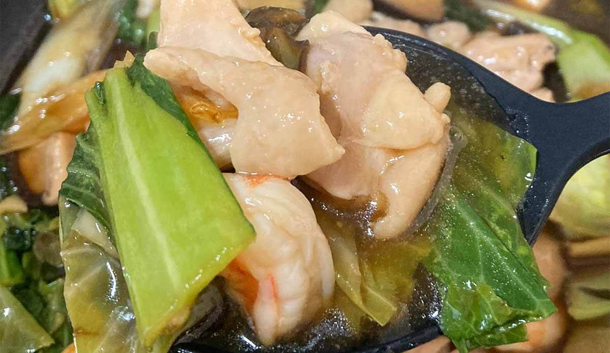 栗原はるみさん「干ししいたけと鶏肉の煮込み」