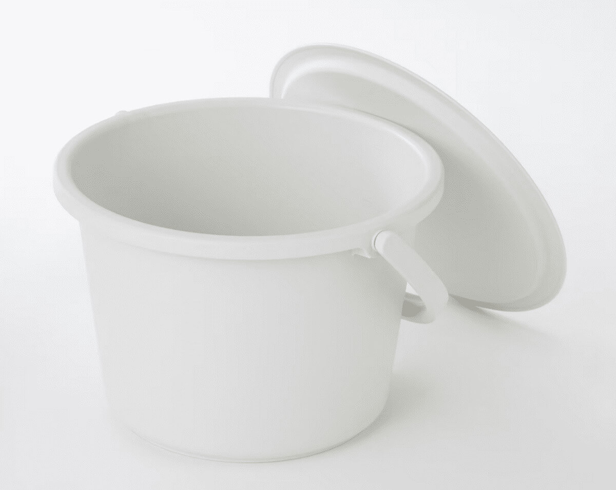 無印良品ポリプロピレンバケツ・フタ付(7.5L)