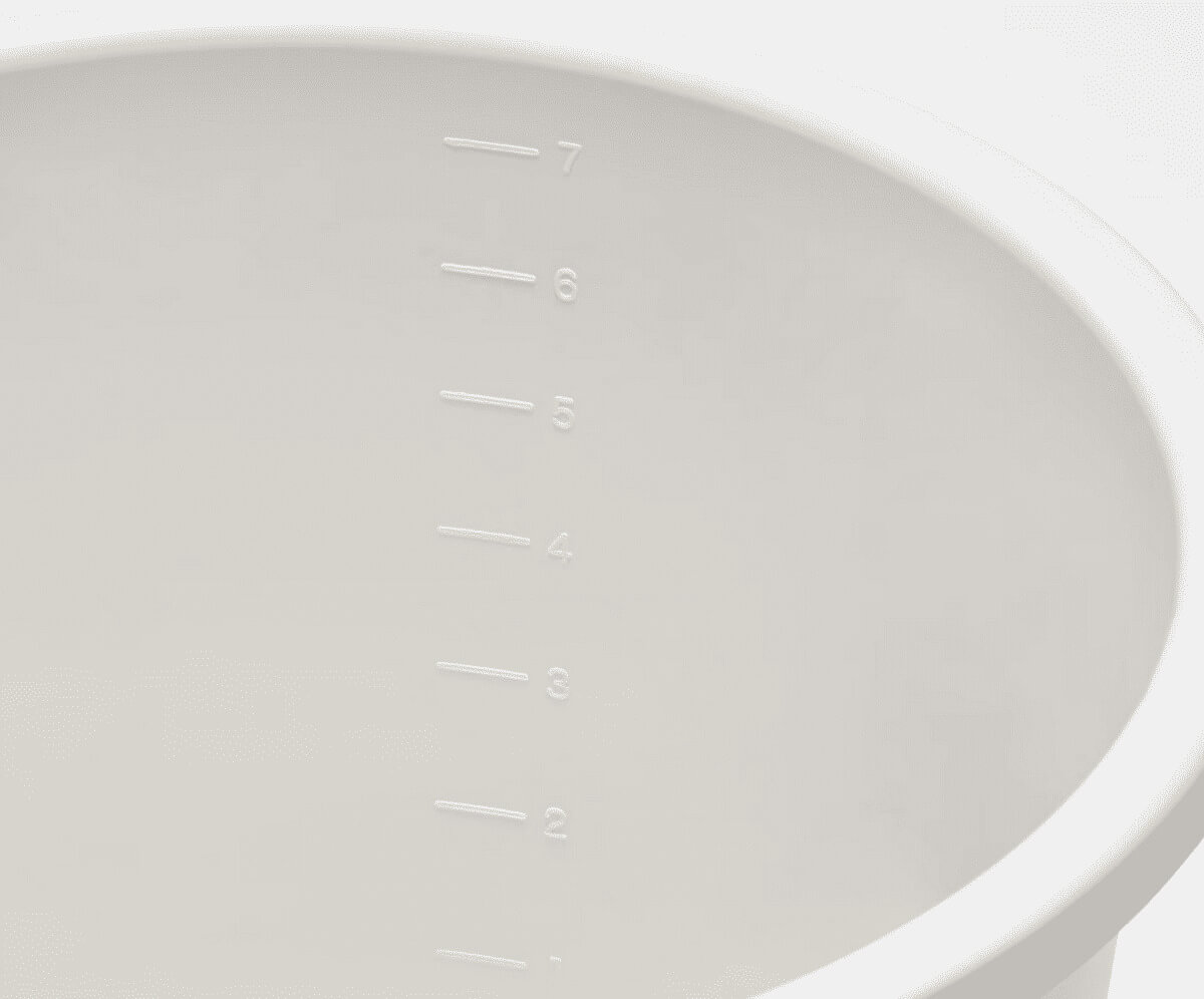 無印良品ポリプロピレンバケツ・フタ付(7.5L)