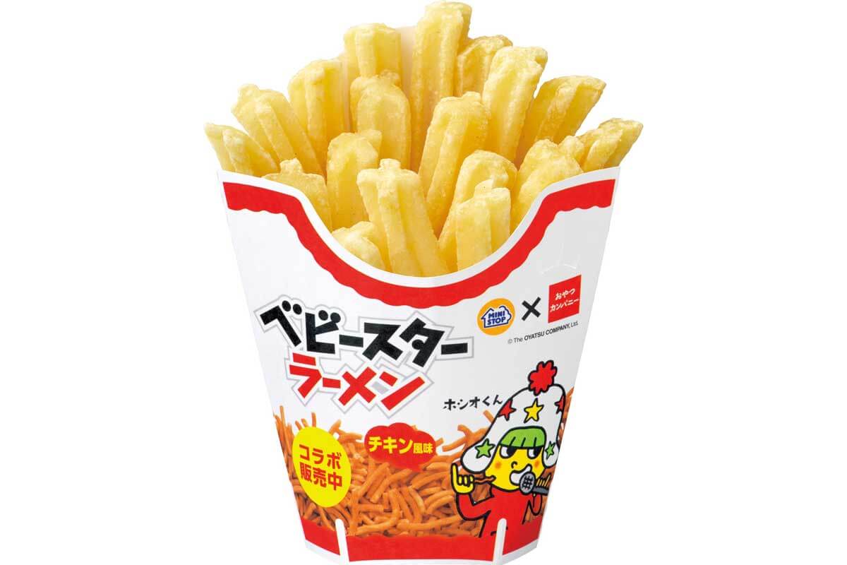 ミニストップＸフライドポテト　ベビースターラーメンチキン風味