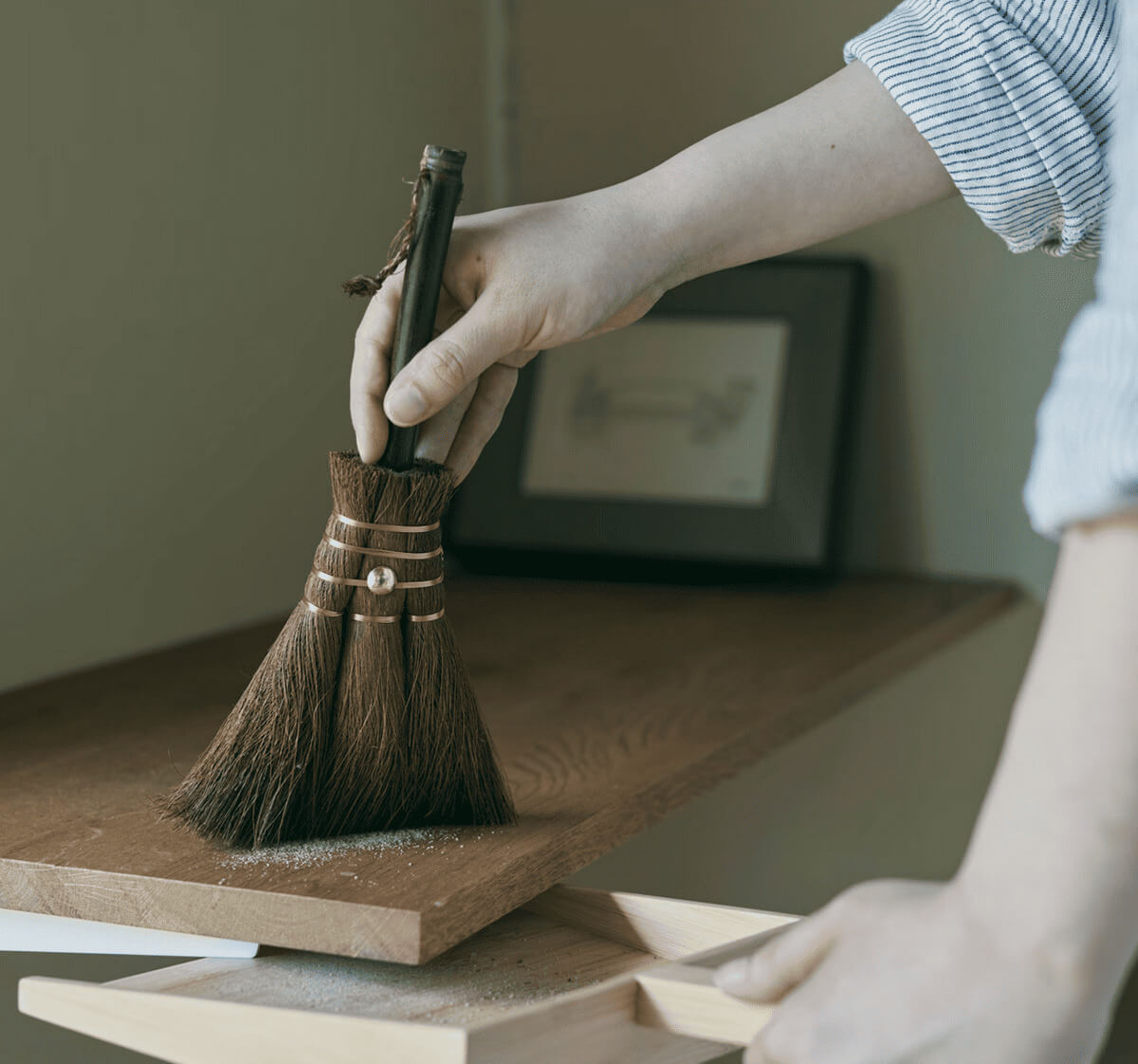 無印良品シュロのほうき ミニ