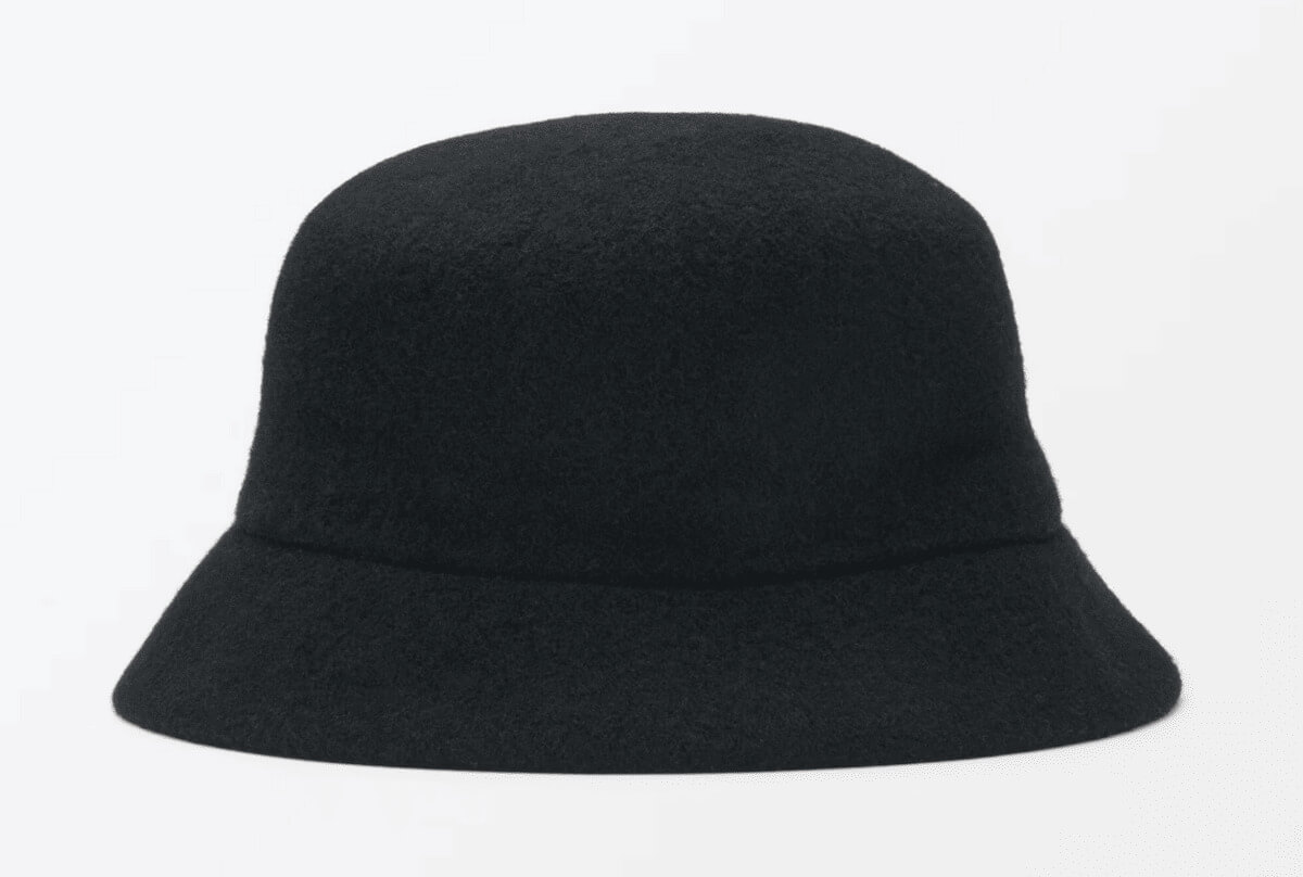 無印良品ウールメルトン　バケットハット