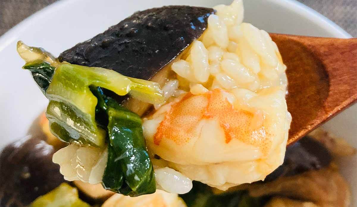 栗原はるみさん「干ししいたけと鶏肉の煮込み」