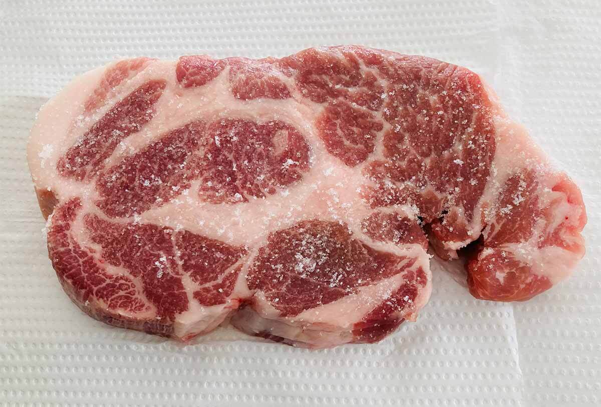 栗原はるみさんレシピ「塩豚のソテー マッシュポテト添え」