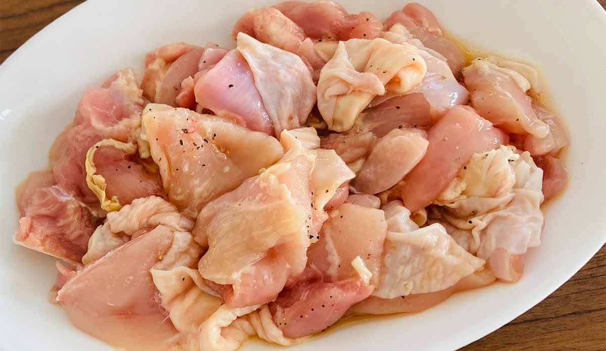 栗原はるみさん「干ししいたけと鶏肉の煮込み」