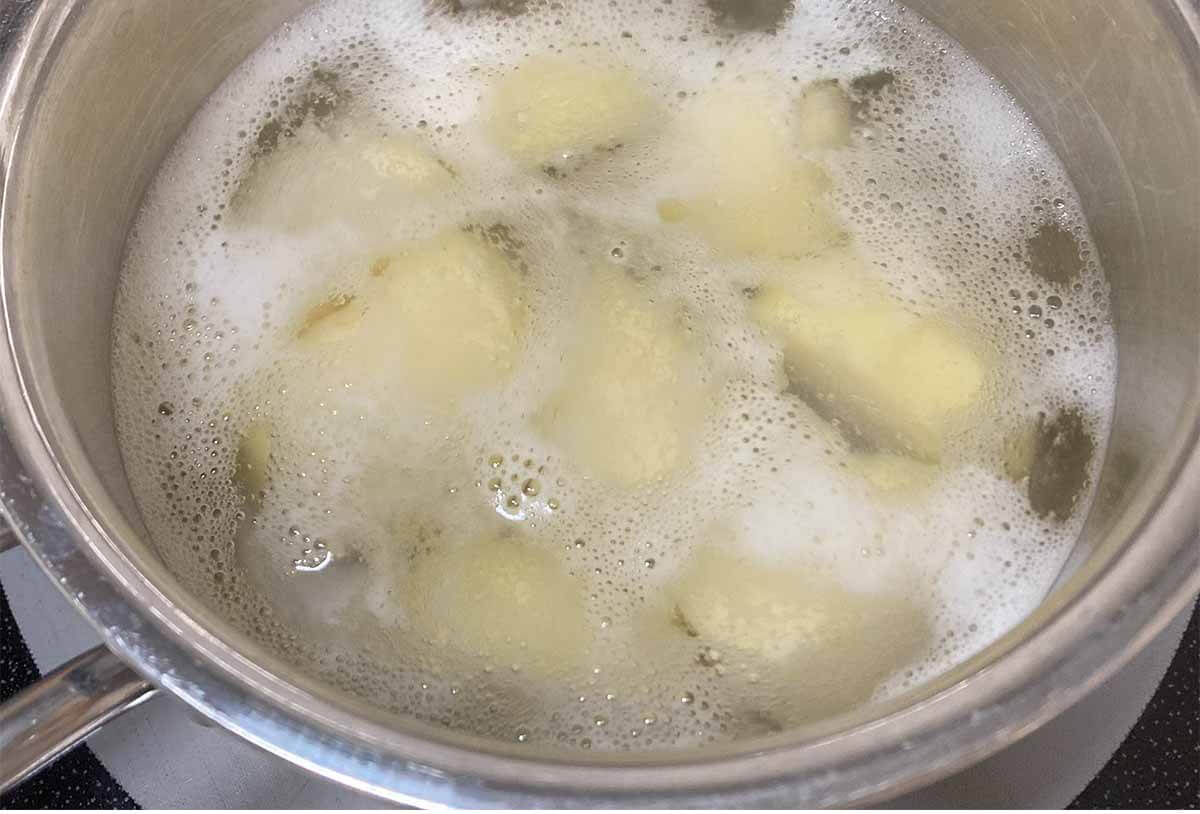 栗原はるみさんレシピ「塩豚のソテー マッシュポテト添え」