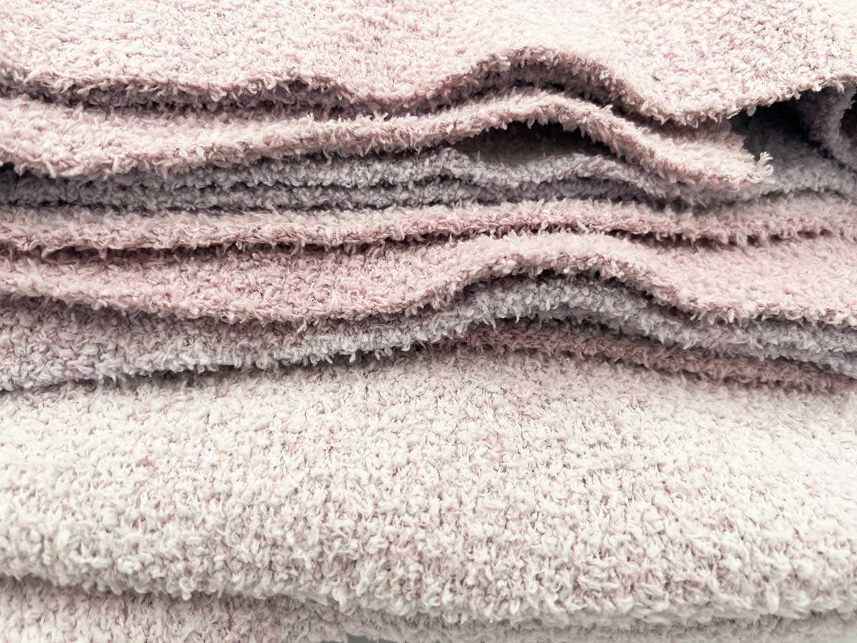 フランフランCICA加工 グラデーション スロー（ひざ掛け） 1700×1300 ピンク