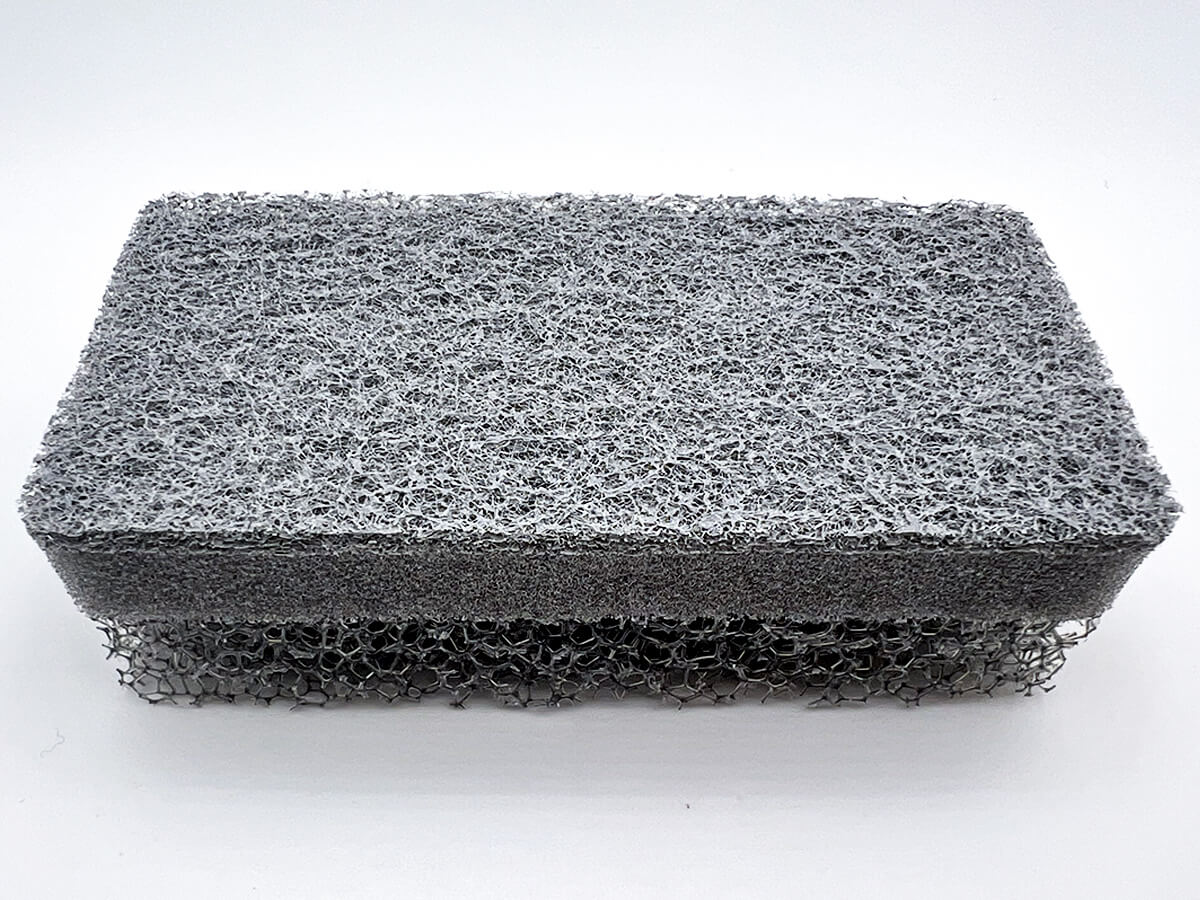 無印良品ウレタンフォーム三層スポンジ/グレー 3個入