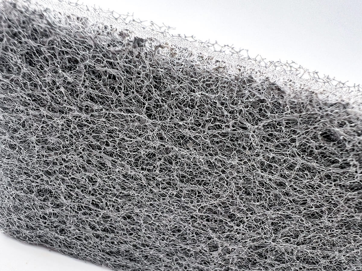 無印良品ウレタンフォーム三層スポンジ/グレー 3個入