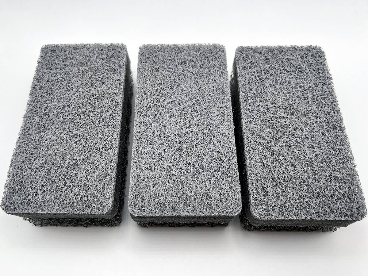 無印良品ウレタンフォーム三層スポンジ/グレー 3個入