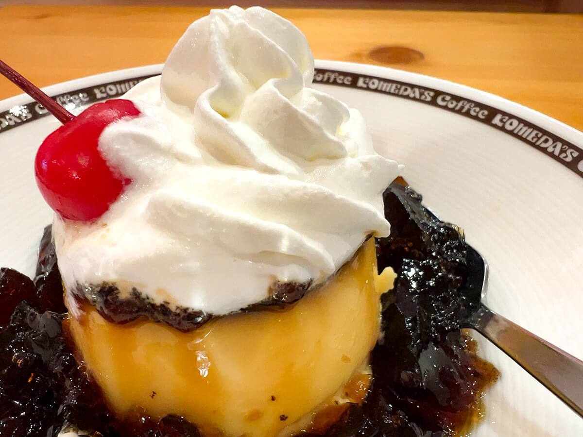 コメダ珈琲店「珈琲所のプリン」