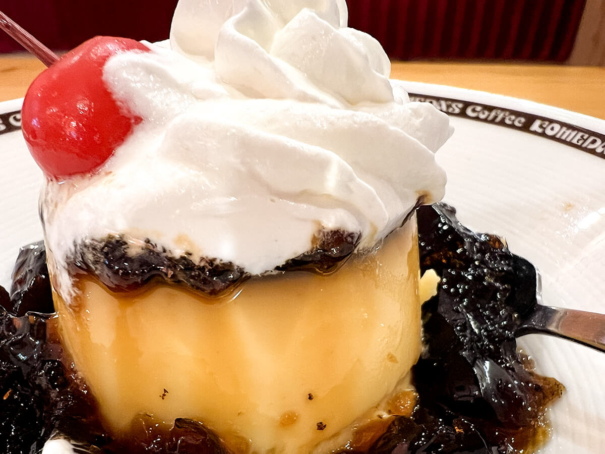 コメダ珈琲店「珈琲所のプリン」