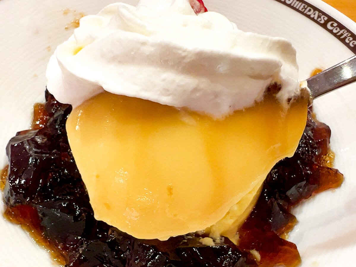 コメダ珈琲店「珈琲所のプリン」