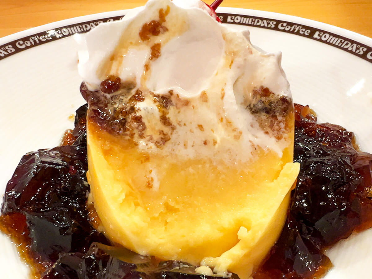 コメダ珈琲店「珈琲所のプリン」