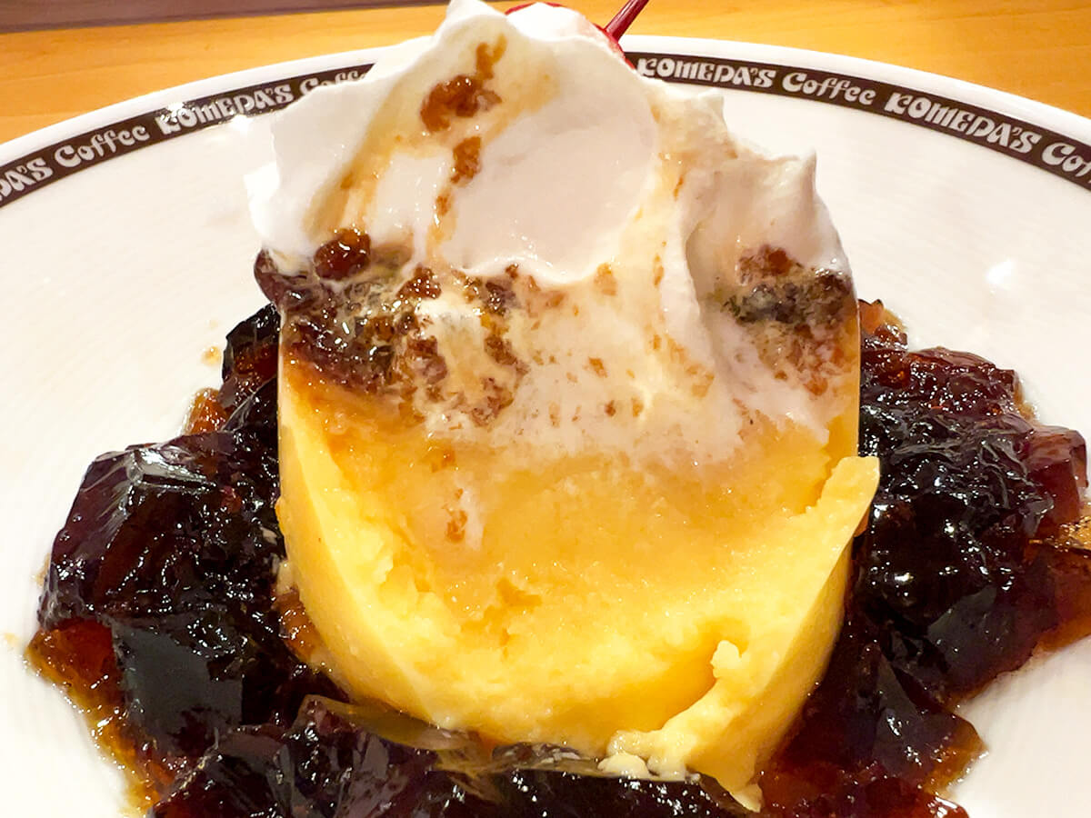 コメダ珈琲店「珈琲所のプリン」