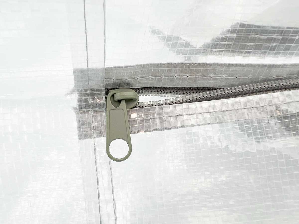 スリーコインズクリアボックスバッグ：L／クリア収納シリーズ