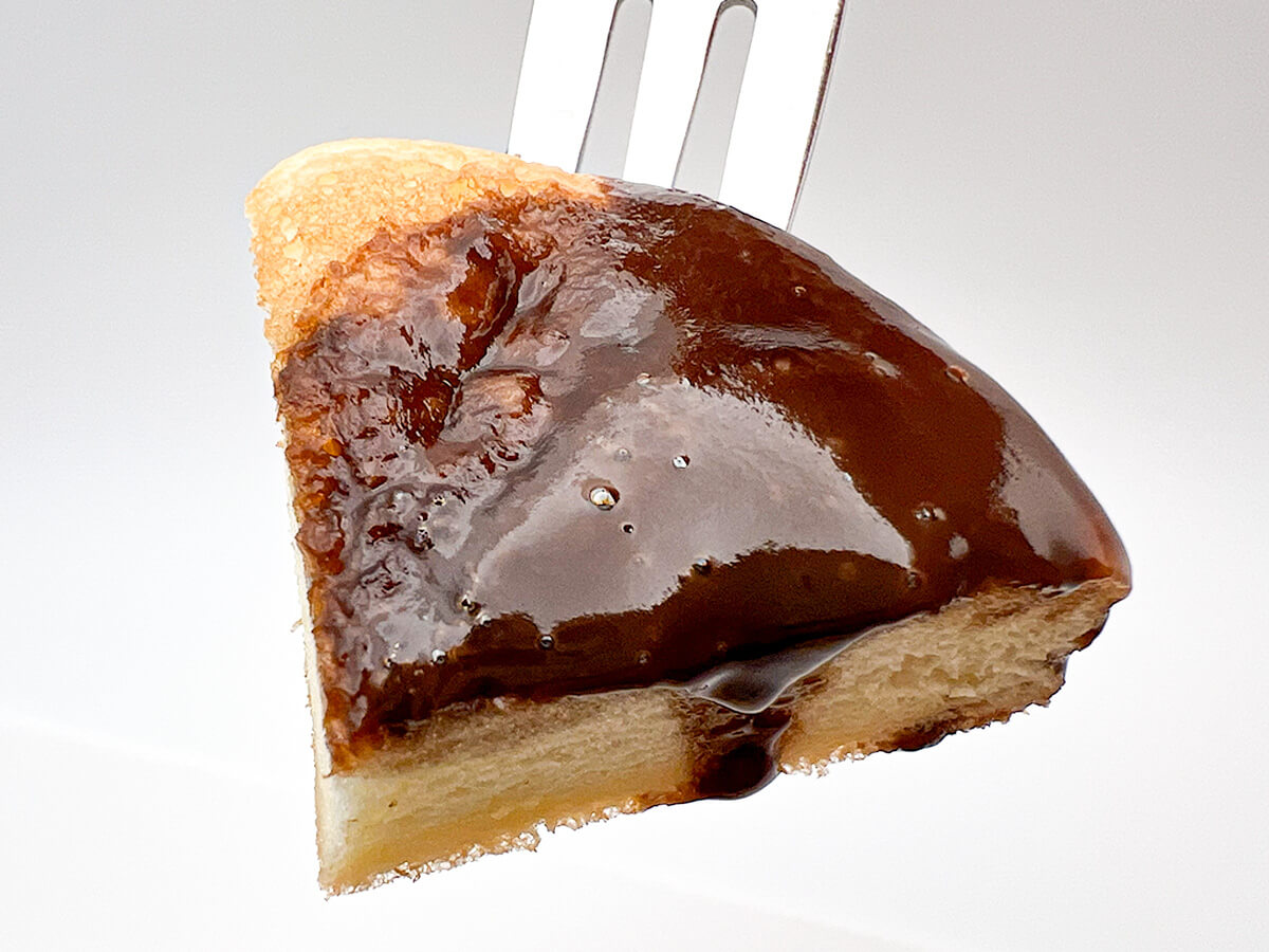 ローソンチョコレートソースに溺れる　ふわふわパンケーキ